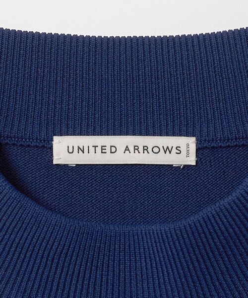 UNITED ARROWS(ユナイテッドアローズ)の「モックネック ニット UA COZY ウォッシャブル(ニット/セーター・メンズ・ライトグレー/ロイヤルブルー/ブラック/オフホワイト・L/XL/XXL/S/M)」の6枚目の写真