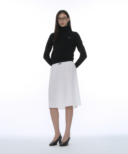 PARTIMENTO WOMEN(パルティメントウィメン)の「PWC レーストリムシアーミディスカート_6カラー(スカート・レディース・ホワイト/パープル系/ブラック/レッド/ブルー/ミント・SMALL/MEDIUM/LARGE)」の10枚目の写真