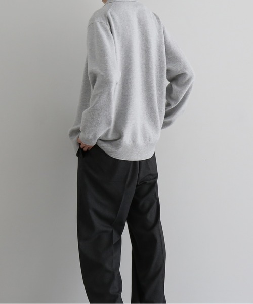 KAIKO(カイコー)の「【Pre order】KAIKO Antistasic polo cardigan(カーディガン/ボレロ・メンズ・ブラック/ライトグレー/ライトパープル/ライトブルー・2/1)」の14枚目の写真
