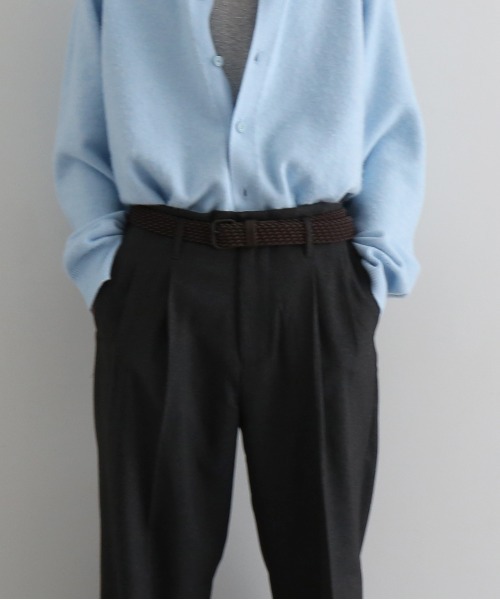 KAIKO(カイコー)の「【Pre order】KAIKO Antistasic polo cardigan(カーディガン/ボレロ・メンズ・ブラック/ライトグレー/ライトパープル/ライトブルー・2/1)」の20枚目の写真