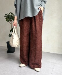 フリンジジャガードパンツ