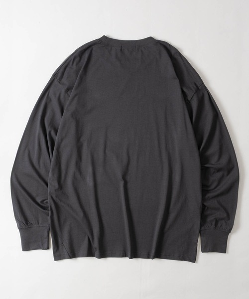 POLOCHAMPS(ポロチャンプス)の「【7】〔POLOCHAMPS/ポロチャンプス〕天竺 ワンポイントロゴ ロングスリーブTシャツ(Tシャツ/カットソー・メンズ・ブラック/杢グレー/ホワイト/ダークグリーン/チャコールグレー/ネイビー・X-LARGE/LARGE/MEDIUM)」の18枚目の写真