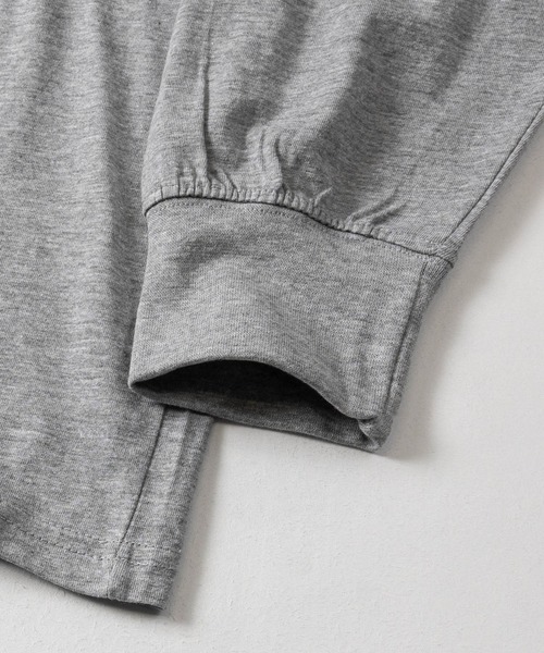 POLOCHAMPS(ポロチャンプス)の「【7】〔POLOCHAMPS/ポロチャンプス〕天竺 ワンポイントロゴ ロングスリーブTシャツ(Tシャツ/カットソー・メンズ・ブラック/杢グレー/ホワイト/ダークグリーン/チャコールグレー/ネイビー・X-LARGE/LARGE/MEDIUM)」の11枚目の写真