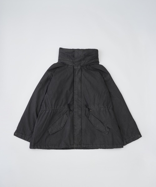 ADAM PATEK（アダムパテック）の「【ADAMPATEK/アダムパテック】 dyed still astex mods mid coat 製品染めモッズコート（モッズコート・レディース・ブラック/カーキ・1）」の8枚目の写真