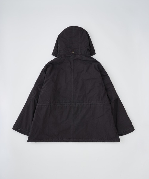 ADAM PATEK（アダムパテック）の「【ADAMPATEK/アダムパテック】 dyed still astex mods mid coat 製品染めモッズコート（モッズコート・レディース・ブラック/カーキ・1）」の9枚目の写真