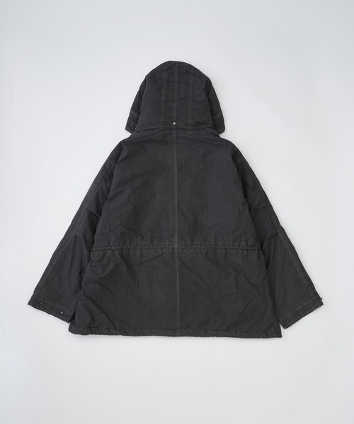 ADAM PATEK（アダムパテック）の「【ADAMPATEK/アダムパテック】 dyed still astex mods mid coat 製品染めモッズコート（モッズコート・レディース・ブラック/カーキ・1）」の11枚目の写真
