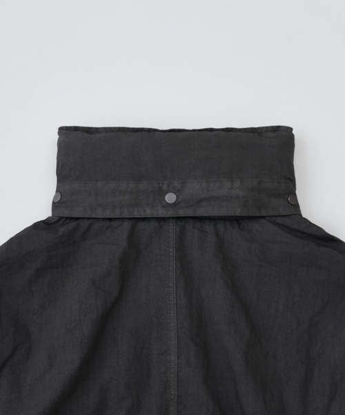 ADAM PATEK（アダムパテック）の「【ADAMPATEK/アダムパテック】 dyed still astex mods mid coat 製品染めモッズコート（モッズコート・レディース・ブラック/カーキ・1）」の14枚目の写真