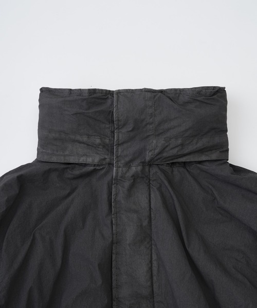 ADAM PATEK（アダムパテック）の「【ADAMPATEK/アダムパテック】 dyed still astex mods mid coat 製品染めモッズコート（モッズコート・レディース・ブラック/カーキ・1）」の15枚目の写真