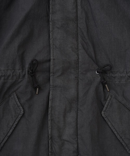 ADAM PATEK（アダムパテック）の「【ADAMPATEK/アダムパテック】 dyed still astex mods mid coat 製品染めモッズコート（モッズコート・レディース・ブラック/カーキ・1）」の16枚目の写真