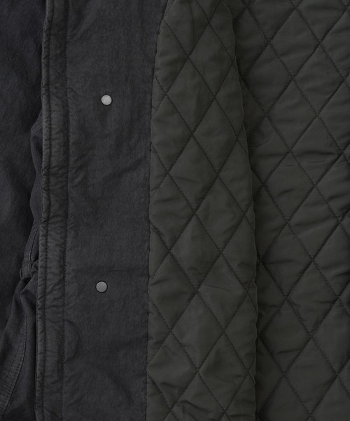 ADAM PATEK（アダムパテック）の「【ADAMPATEK/アダムパテック】 dyed still astex mods mid coat 製品染めモッズコート（モッズコート・レディース・ブラック/カーキ・1）」の21枚目の写真