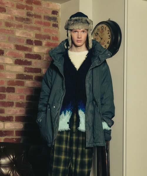 ADAM PATEK（アダムパテック）の「【ADAMPATEK/アダムパテック】 dyed still astex mods mid coat 製品染めモッズコート（モッズコート・レディース・ブラック/カーキ・1）」の3枚目の写真