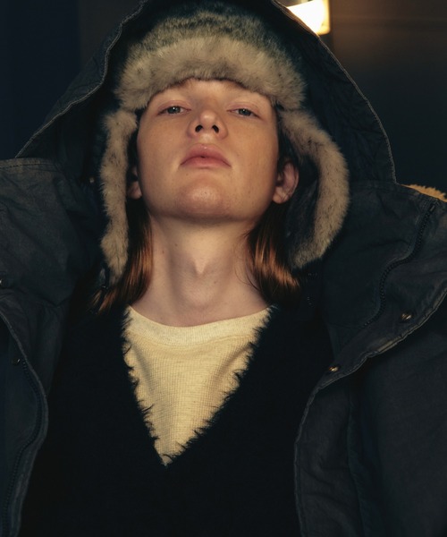 ADAM PATEK（アダムパテック）の「【ADAMPATEK/アダムパテック】 dyed still astex mods mid coat 製品染めモッズコート（モッズコート・レディース・ブラック/カーキ・1）」の4枚目の写真