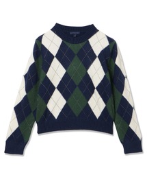 GRACIE Argyle Sweater ニット セーター