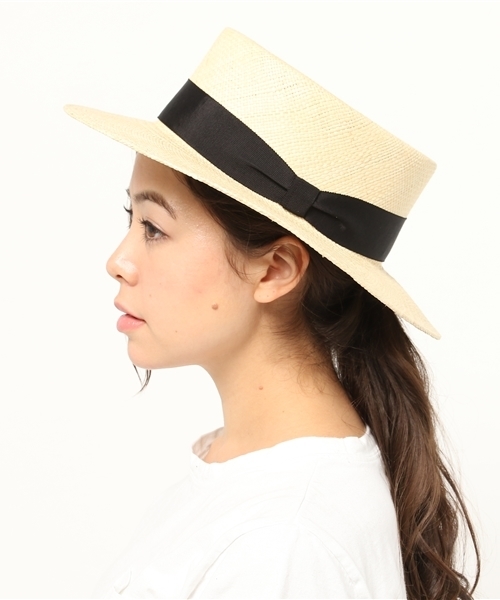 STUDIOUS(ステュディオス)の「【VINCA TOKYO】Panama Boater(ハット・レディース・アイボリー・FREE)」の2枚目の写真