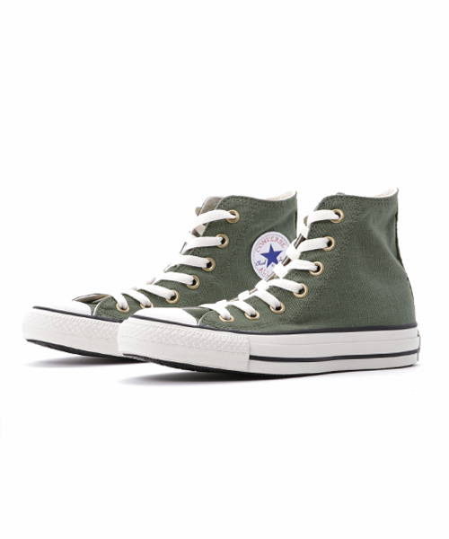 CONVERSE(コンバース)の「ALL STAR COTTONRIPSTOP TR HI/オールスター コットンリップストップ TR HI(スニーカー)」|オリーブ