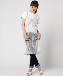 WEGO/シアーグリッターフリルワンピース