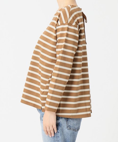 Spick & Span(スピックアンドスパン)の「≪WEB限定≫デラヴェジャージーBACKレースアップ◆ (Tシャツ/カットソー・レディース・ホワイト/キャメル/ブラック系その他7/ブルー・FREE)」の21枚目の写真