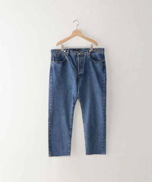 SASQUATCHfabrix.（サスクワァッチファブリックス）の「＜Sasquatchfabrix.＞ TAPERED DENIM PANTS/ﾃﾞﾆﾑﾊﾟﾝﾂ（デニムパンツ・メンズ・ブラック/コバルトブルー・MEDIUM/LARGE）」の4枚目の写真