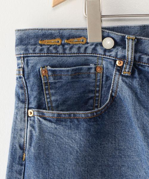 SASQUATCHfabrix.（サスクワァッチファブリックス）の「＜Sasquatchfabrix.＞ TAPERED DENIM PANTS/ﾃﾞﾆﾑﾊﾟﾝﾂ（デニムパンツ・メンズ・ブラック/コバルトブルー・MEDIUM/LARGE）」の8枚目の写真