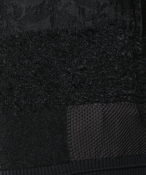 5351 POUR LES HOMMES（ゴーサンゴーイチプールオム）の「インターシャパッチワークニット（ニット/セーター・メンズ・グレー/カーキ/ブラック・44/46/48）」の19枚目の写真