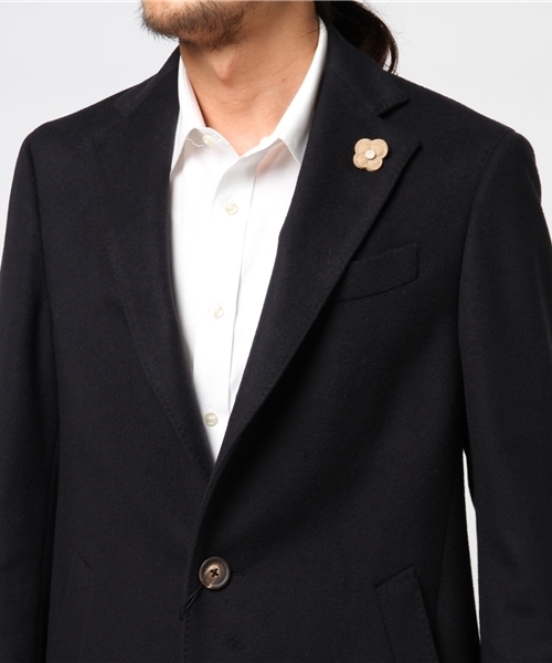 美品　LARDINI ウールチェスターコート SALE】LARDINI（ラルディーニ）SPECIALウールフランネル