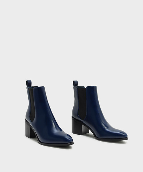 CHARLES & KEITH（チャールズ & キース）の「チェルシーカフブーツ / CHELSEA CALF BOOTS（ブーツ・レディース・ブラック/ネイビー・22.5cm/23.5cm/23cm/24.5cm/25cm）」の10枚目の写真