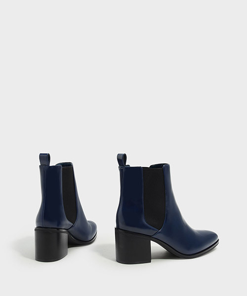 CHARLES & KEITH（チャールズ & キース）の「チェルシーカフブーツ / CHELSEA CALF BOOTS（ブーツ・レディース・ブラック/ネイビー・22.5cm/23.5cm/23cm/24.5cm/25cm）」の11枚目の写真