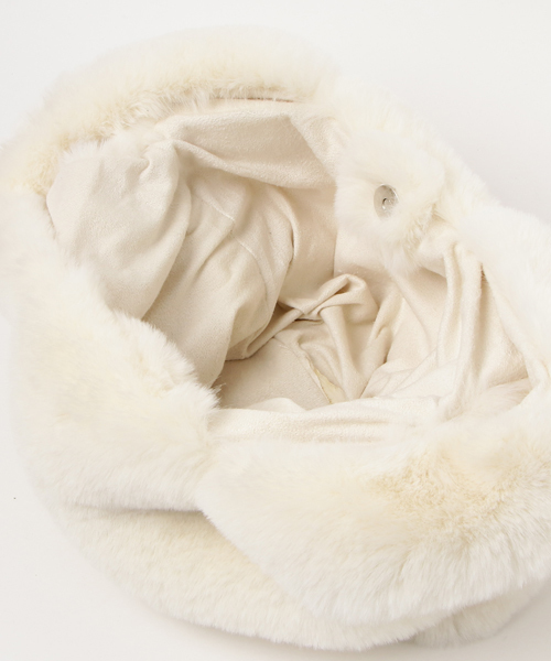 RIVE DROITE（リヴドロワ）の「エコファーショッパー（ハンドバッグ・レディース・ホワイト/グレー/ピンク・FREE）」の7枚目の写真