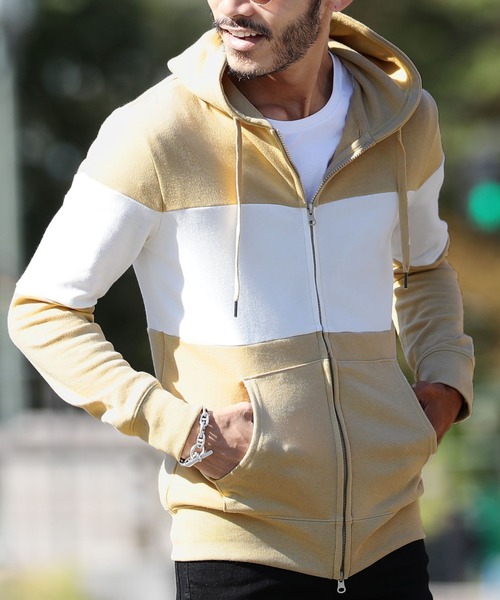 jiggys shop（ジギーズショップ）の「スウェット ジップアップ パーカー（パーカー・メンズ・グレー系その他3/ミックスグレー/ホワイト系その他/ブラック系その他/グレー系その他/ブルー系その他/ブラック/ネイビー/ブラック系その他4/ブラック系その他2/ブラック系その他3/グレー系その他2/ブルー系その他2/ピンク/杢グレー/ブラック×ホワイト/ネイビー×ホワイト/ベージュ系その他/ベージュ/グレー系その他4/グレー系その他5/グレー系その他6・X-LARGE/MEDIUM/SMALL/LARGE/XX-LARGE）」の18枚目の写真