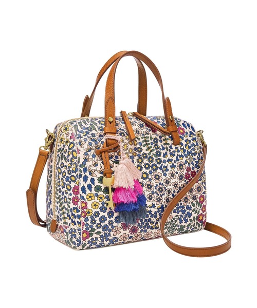 FOSSIL（フォッシル）の「RACHEL SATCHEL 　ZB7314（ハンドバッグ・レディース・ストライプ/ブラック×ホワイト/その他/マルチ/ブラウン系その他/レッド系その他/グレー×ホワイト/ブラック系その他/その他2/グレー系その他/グリーン系その他/その他4/その他5/ピンク系その他・FREE）」の12枚目の写真