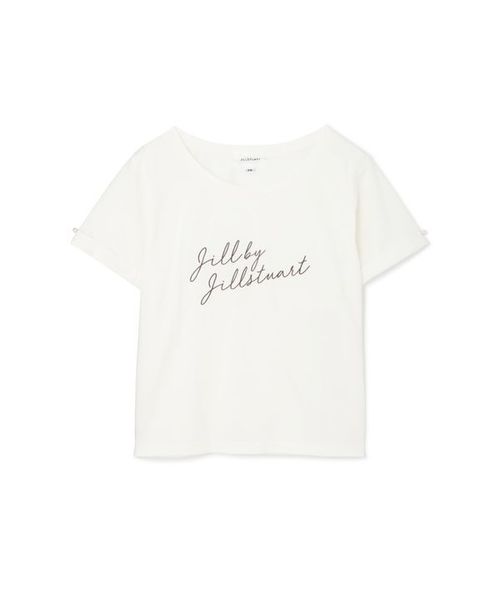 JILL by JILL STUART（ジルバイジルスチュアート）の「◆ジルロゴＴ　シャツ（Tシャツ/カットソー・レディース・ホワイト/ピンク/ホワイト系その他/グレー系その他・FREE）」の10枚目の写真