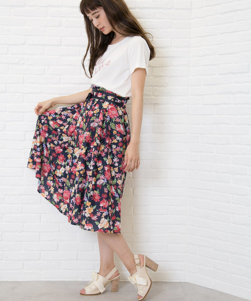 JILL by JILL STUART（ジルバイジルスチュアート）の「◆ジルロゴＴ　シャツ（Tシャツ/カットソー・レディース・ホワイト/ピンク/ホワイト系その他/グレー系その他・FREE）」の12枚目の写真