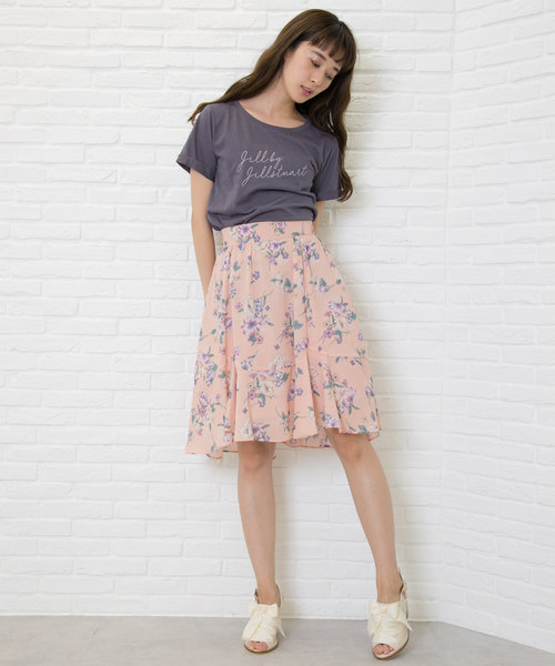 JILL by JILL STUART（ジルバイジルスチュアート）の「◆ジルロゴＴ　シャツ（Tシャツ/カットソー・レディース・ホワイト/ピンク/ホワイト系その他/グレー系その他・FREE）」の14枚目の写真