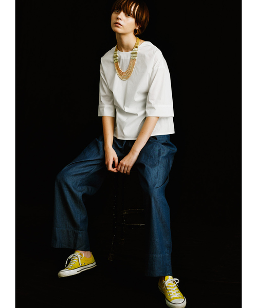 MEDE19F（メデジュウキュウ）の「MEDE19F ハイウエストビッグパンツ（その他パンツ・レディース・ベージュ/インディゴブルー・MEDIUM/LARGE/X-LARGE/NM）」の18枚目の写真