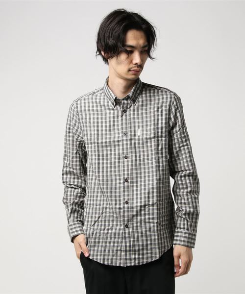 Ben Sherman(ベンシャーマン)の「マールタータンチェックシャツ(シャツ/ブラウス・メンズ・ブルー/グレー・X-SMALL/SMALL/MEDIUM/LARGE)」の2枚目の写真