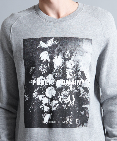 5351 POUR LES HOMMES（ゴーサンゴーイチプールオム）の「グラフィック度詰裏毛スウェット（スウェット・メンズ・グレー/ブラック・44/46/48/50）」の9枚目の写真