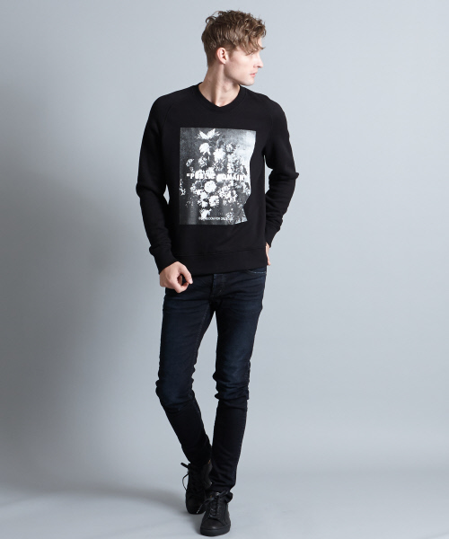 5351 POUR LES HOMMES（ゴーサンゴーイチプールオム）の「グラフィック度詰裏毛スウェット（スウェット・メンズ・グレー/ブラック・44/46/48/50）」の12枚目の写真