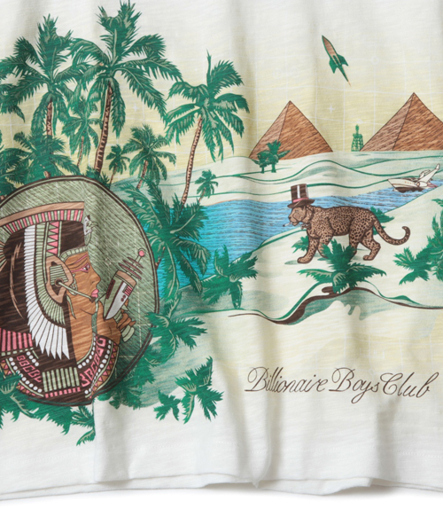 BILLIONAIRE BOYS CLUB（ビリオネア・ボーイズ・クラブ）の「BILLIONAIRE BOYS CLUB LANDSCAPE SCENERY SLUB T-SHIRT 18SUMMER（Tシャツ/カットソー・メンズ・ホワイト系その他・MEDIUM/LARGE/X-LARGE/SMALL）」の3枚目の写真