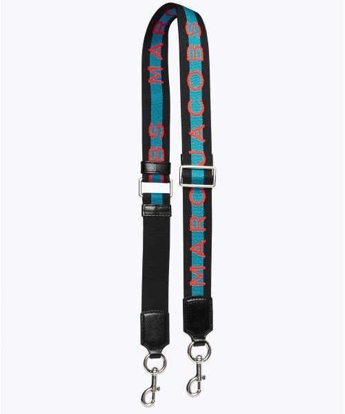 MARC JACOBS（マークジェイコブス）の「THE LOGO THIN WEBBING STRAP/ザ ロゴ シン ウェビング ストラップ（ショルダーバッグ・レディース・シルバー/ピンク系その他/ゴールド系その他/ブルー系その他・ONE SIZE）」の2枚目の写真