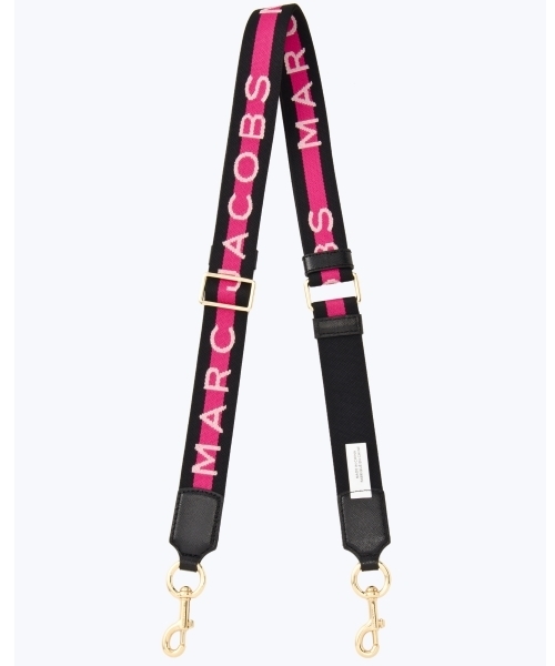 MARC JACOBS（マークジェイコブス）の「THE LOGO THIN WEBBING STRAP/ザ ロゴ シン ウェビング ストラップ（ショルダーバッグ・レディース・シルバー/ピンク系その他/ゴールド系その他/ブルー系その他・ONE SIZE）」の3枚目の写真