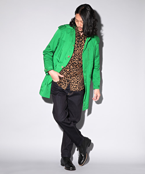 HYSTERIC GLAMOUR 13AW メモリータッサー フード付きコート HYSTERIC