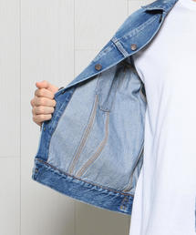 【値下げ】H BEAUTY&YOUTH エイチ デニムジャケット グリーン H&M（エイチ・アンド・エム）の「H&M - デニムジャケット