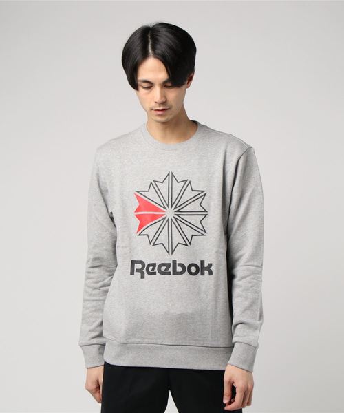 Reebok(リーボック)の「WEGO/Reebok CLASSIC プルオーバースウェット(スウェット・メンズ・ブラック/杢グレー/ワイン・MEDIUM/LARGE)」の3枚目の写真