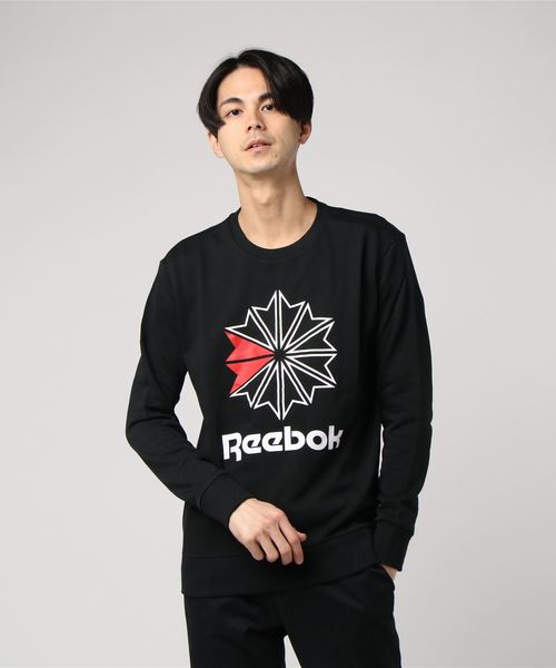 Reebok(リーボック)の「WEGO/Reebok CLASSIC プルオーバースウェット(スウェット・メンズ・ブラック/杢グレー/ワイン・MEDIUM/LARGE)」の2枚目の写真