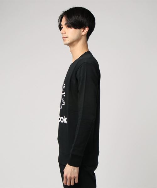 Reebok(リーボック)の「WEGO/Reebok CLASSIC プルオーバースウェット(スウェット・メンズ・ブラック/杢グレー/ワイン・MEDIUM/LARGE)」の4枚目の写真