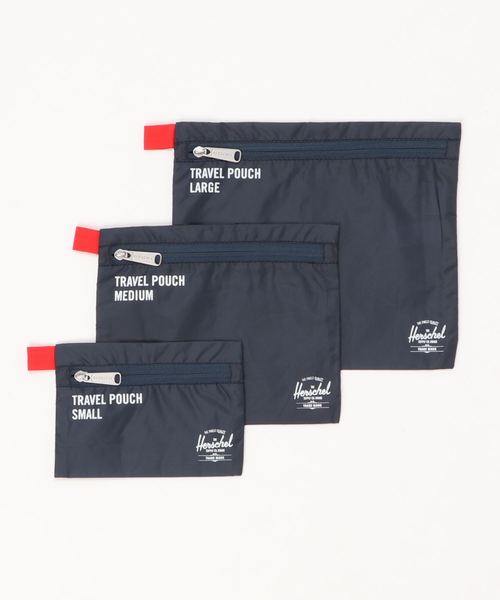 Herschel Supply（ハーシェルサプライ）の「Herschel/ハーシェル Travel Pouches/トラベルポーチ3点セット