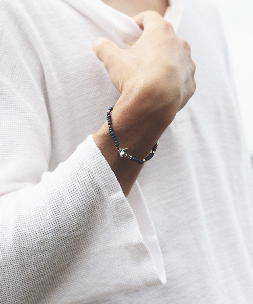 MR.OLIVE（ミスターオリーブ）の「インディゴダイビーズ ブレスレット（ブレスレット・メンズ・インディゴブルー・FREE）」の7枚目の写真