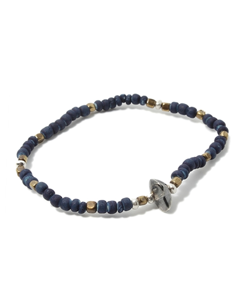 MR.OLIVE（ミスターオリーブ）の「インディゴダイビーズ ブレスレット（ブレスレット・メンズ・インディゴブルー・FREE）」の3枚目の写真