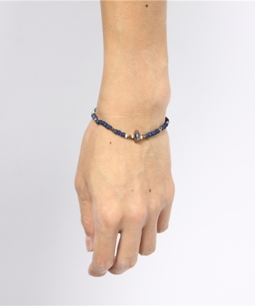MR.OLIVE（ミスターオリーブ）の「インディゴダイビーズ ブレスレット（ブレスレット・メンズ・インディゴブルー・FREE）」の2枚目の写真