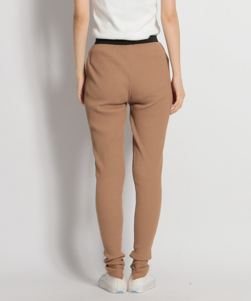 niko and...（ニコアンド）の「リブロングペチパンツ（その他パンツ・レディース・ブラック/ベージュ/チャコール・SMALL/MEDIUM/LARGE）」の7枚目の写真